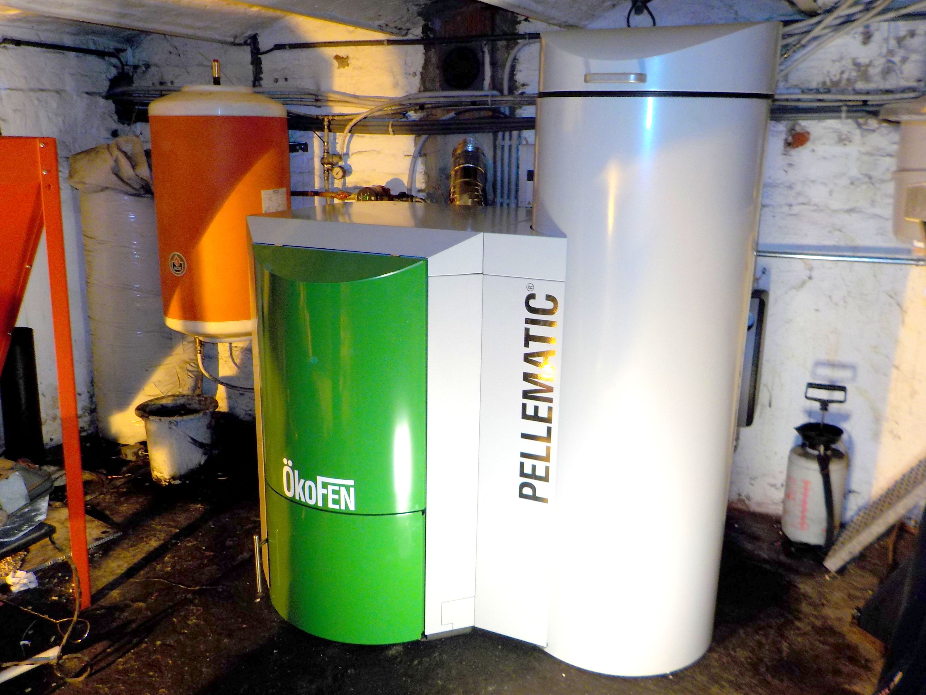 Installation chaudière à pellets Okofen Pellematic Energreen